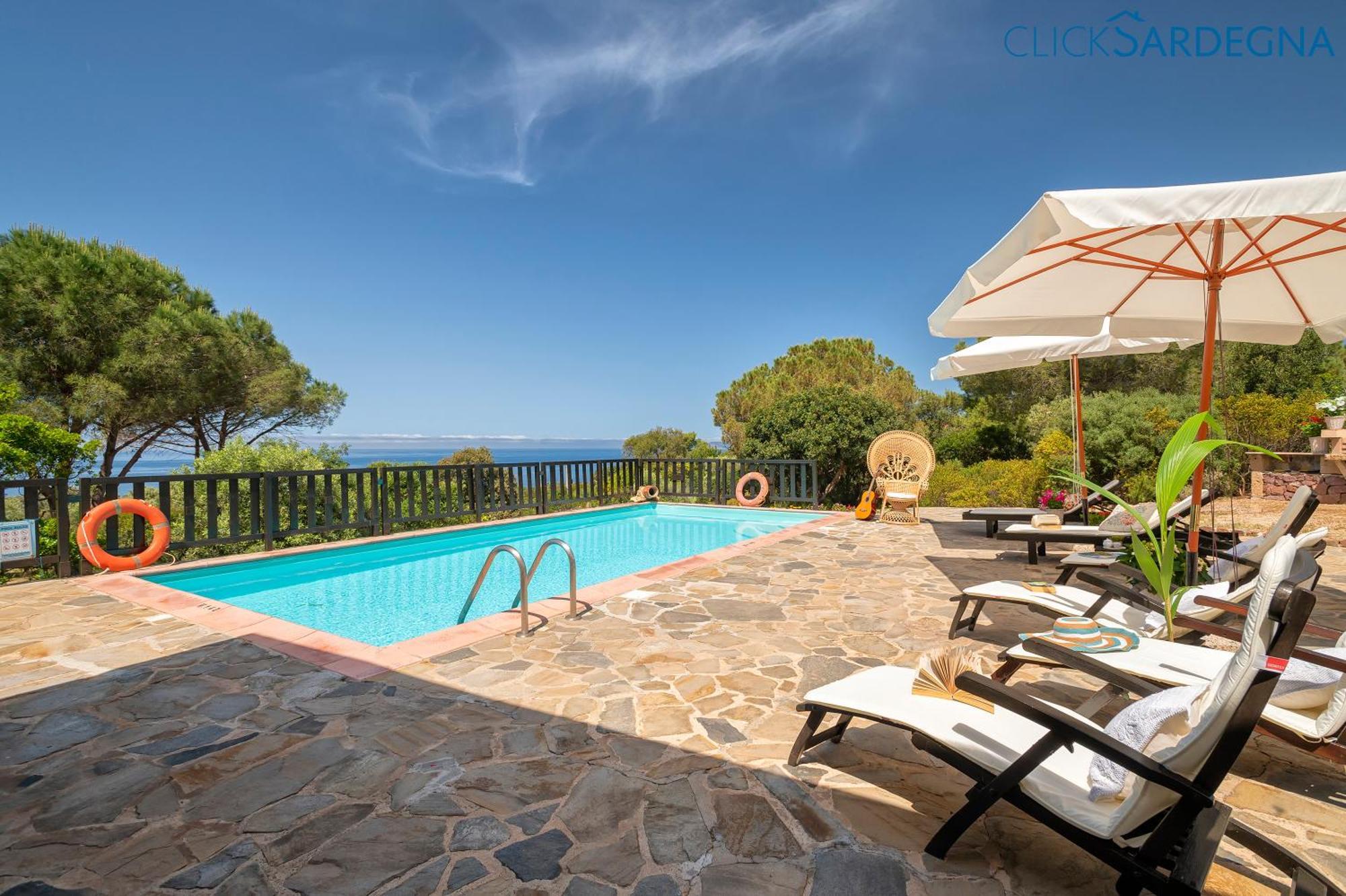 Alghero Villa Barranch With Sea View Swimming Pool For 6 People Dış mekan fotoğraf